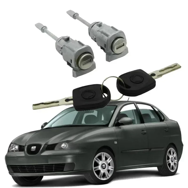 6L 3837167 B/6L 3837168 B LEWY/Pierścień CYLINDER ZAMKA DRZWI NOWY DLA VW SEAT IBIZA CORDOBA CADDY 2002-2008 — zdjęcie 2