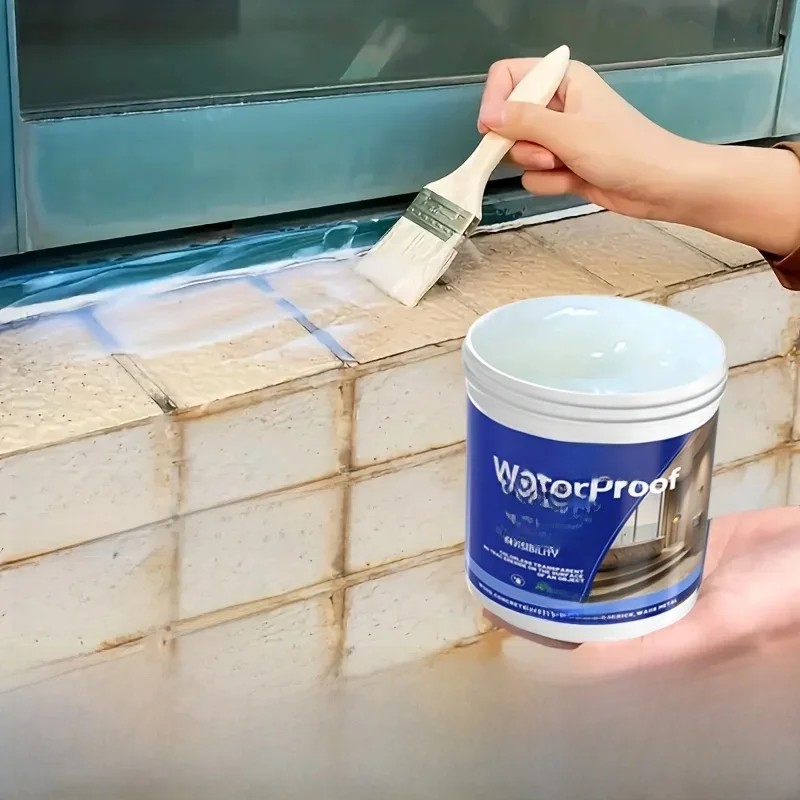 Mastic imperméable Transparent Super Invisible, revêtement Nano anti-fuite, colle d'étanchéité transparente, solution d'appui le recourbé