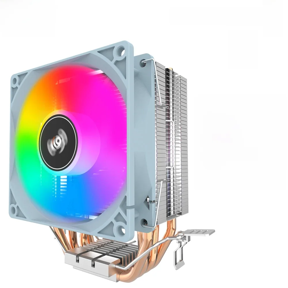 Aigo CPU Cooler 2 4 6 Heat Pipes PC Radiator Cooling 3PIN PWM Silent Rgb Fan For Intel 1700 1150 1155 1156 1366 AM2/AM3/AM4 AMD — zdjęcie 2