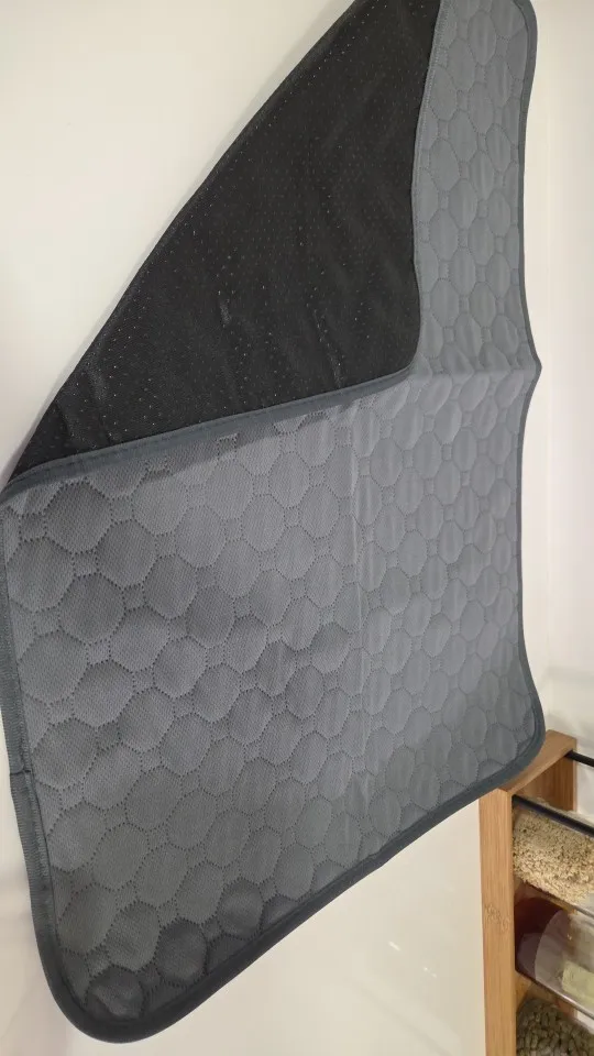 Customer review photo for Washable Reusable Dog Pee Pad