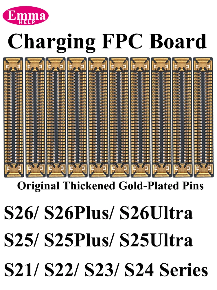 10 szt./50 szt. Oryginalne złącze FPC ładowarki USB do Samsunga S25 S24 S22 S23 Ultra S21 Plus, gniazdo dokujące — zdjęcie produktu 7