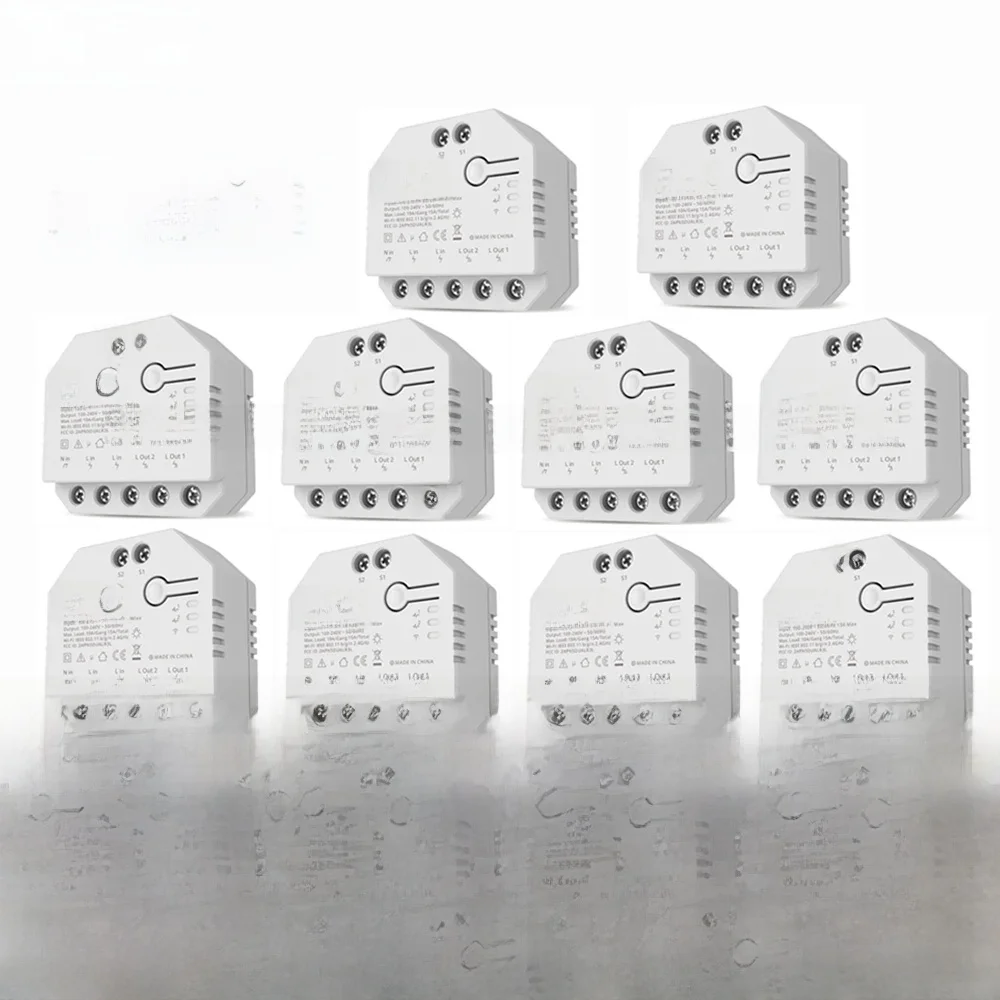 1-20 sztuk SONOFF DualR3 Lite WiFi przełącznik podwójny moduł przekaźnikowy DIY MINI przełącznik zdalnego sterowania dwukierunkowego pracy z Alexa Google Home — zdjęcie produktu 7