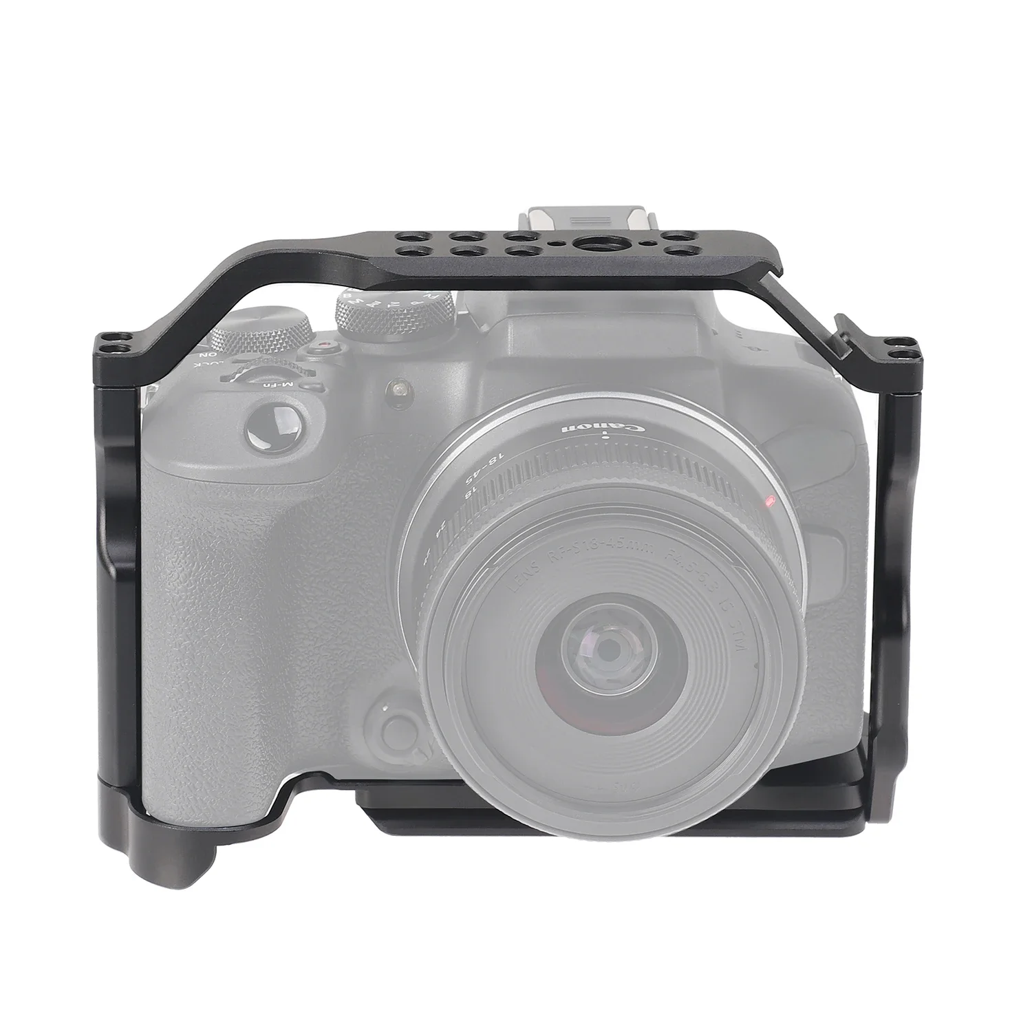 Klatka dla królika do aparatu Canon EOS R10 Rama przedłużająca klatkę aparatu z uchwytem na zimną stopkę do nagrywania wideo w pionie — zdjęcie 2