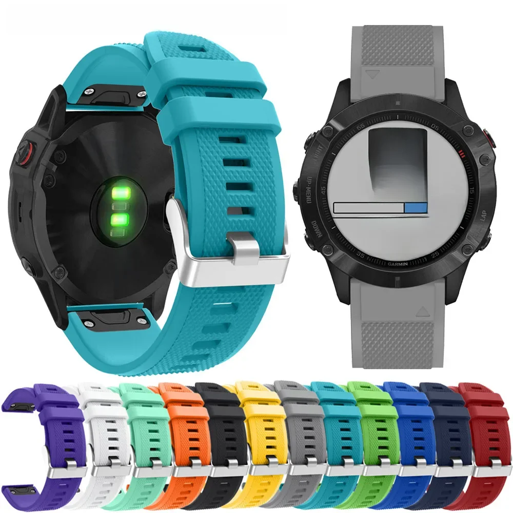 Pulseira Easyfit de Silicone de Liberação Rápida, Bracelete para Garmin Fenix 5, 5 Plus, 6, 6 Pro,