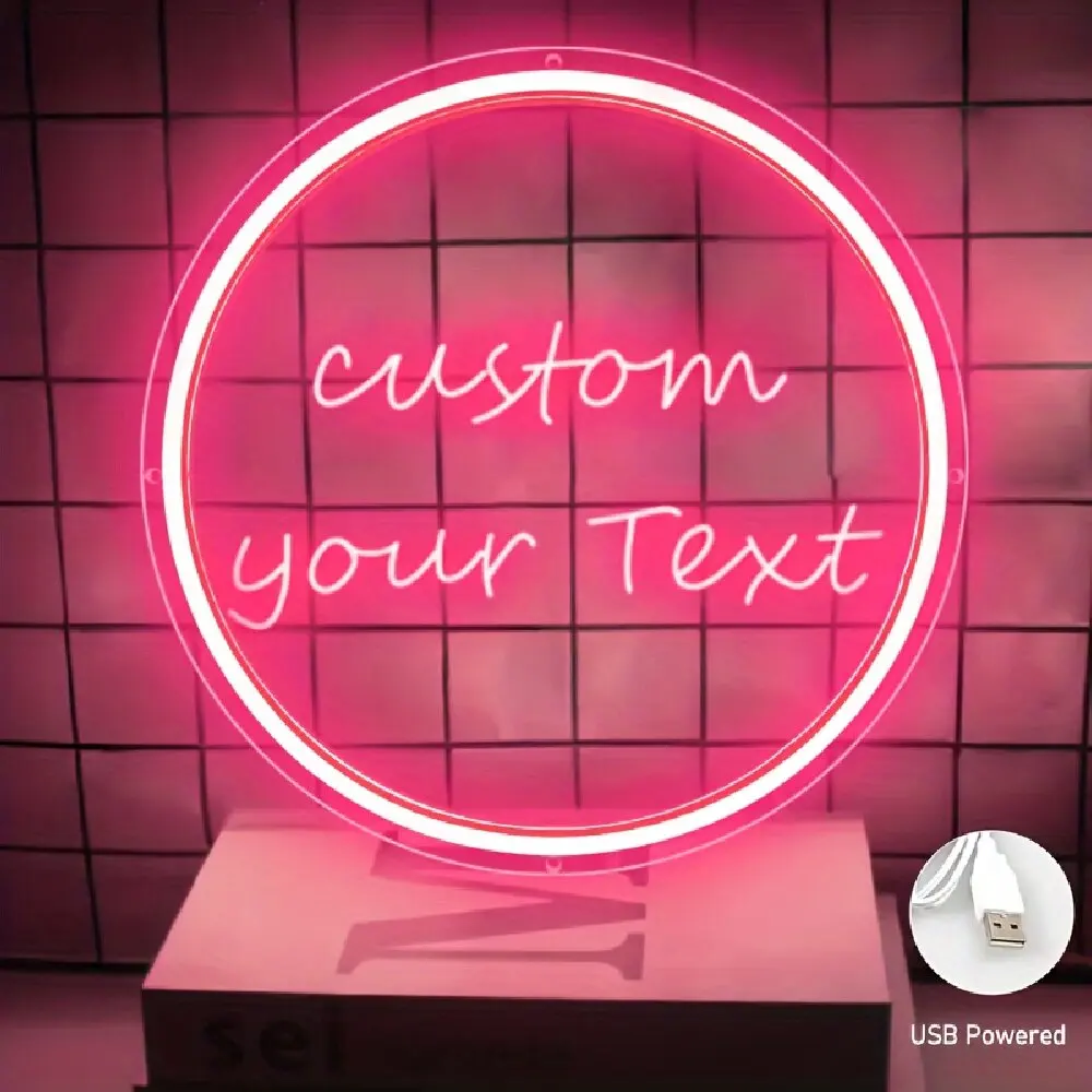 Custom Neon Light Sign, LED Neon for Business/Cafe/Rooms Wall&Table Hanging Decor, Gift for Wedding/Birthday/Parties/Housewaming image 5