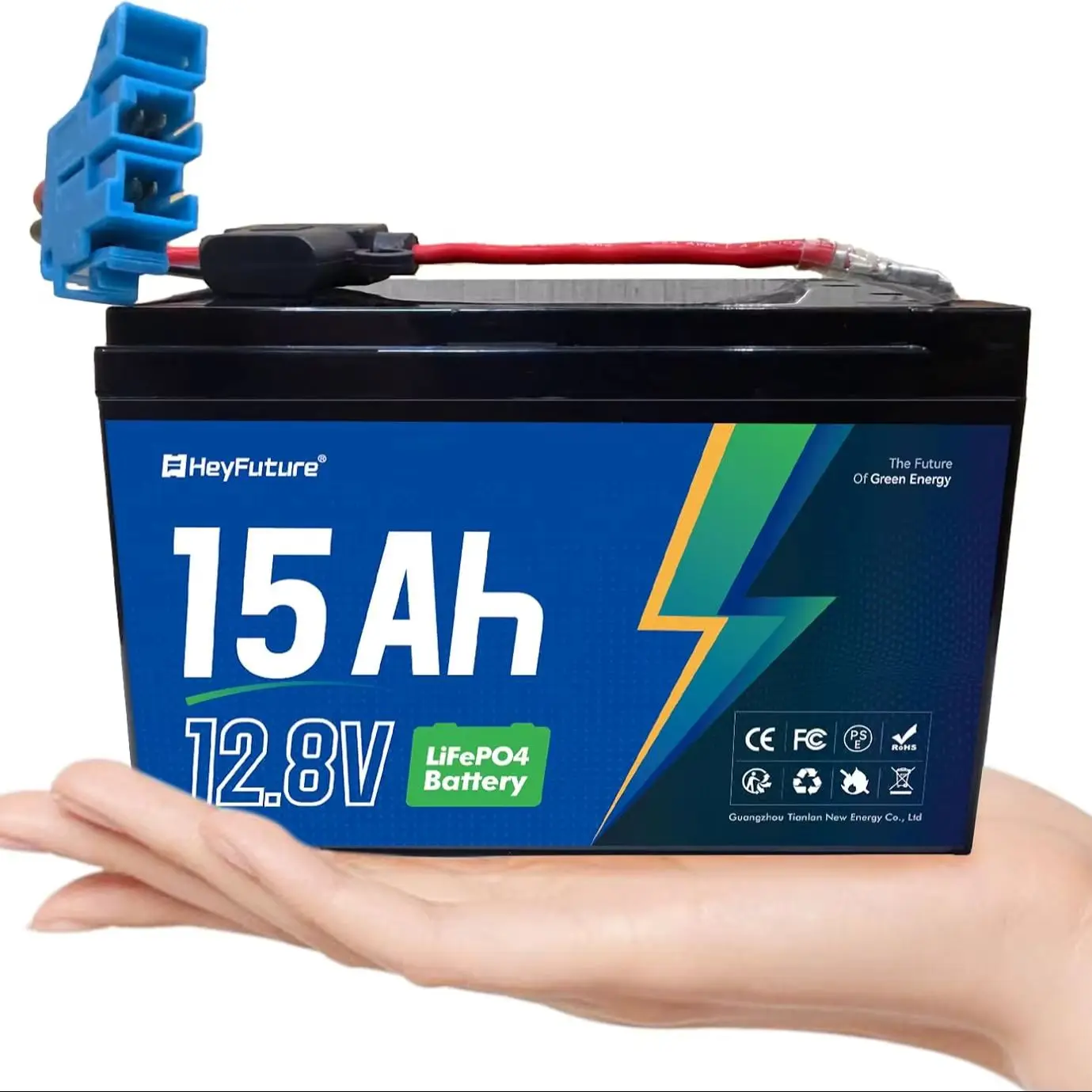 12V 15Ah LiFePO4 Battery for Peg Perego John Deere Tractors Ride On Toys Upgrade Kit, 12 Volt Lithium Battery with 20A BMS, 4000+ Deep Cycle Replacement for Kids Car, Toy Car, Kids Jeep