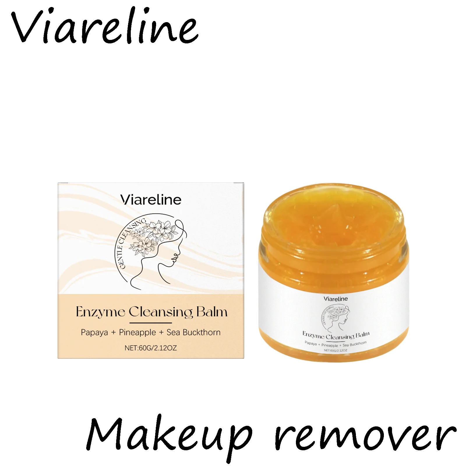Actieve Enzym Make-up Verwijder Crème Reiniging Porie Vuil Ontbinden Make-up Geen Strakke Hydraterende Anti-oxidant Gezichtsmake-up Remover