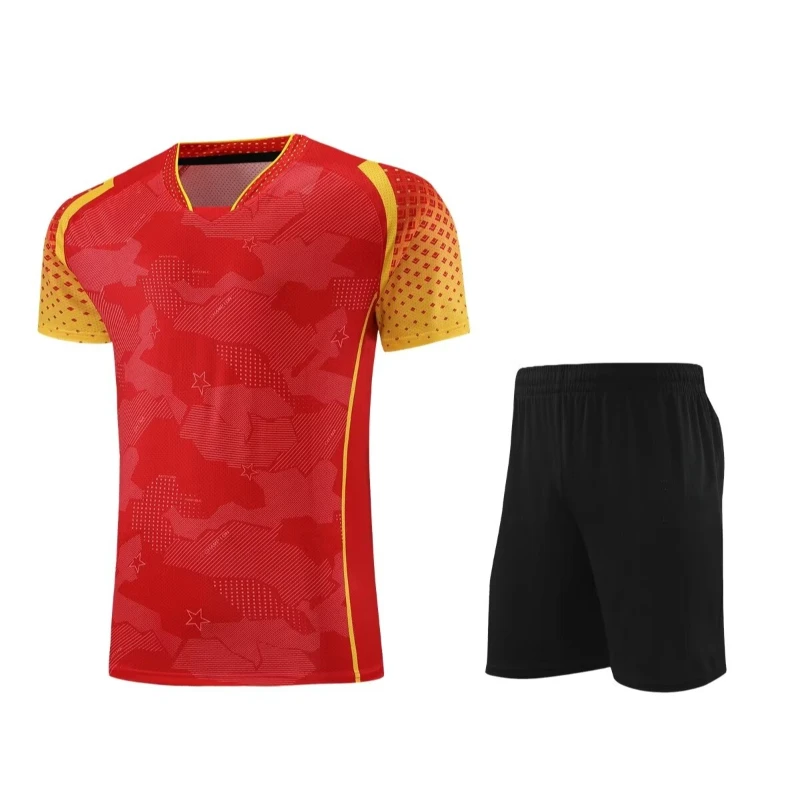 2024 Sport Suits Men And Women Table Tennis Jerseys Shorts Sets, Men & Kids Badminton Shirts Ping Pong Clothes Sports Suits