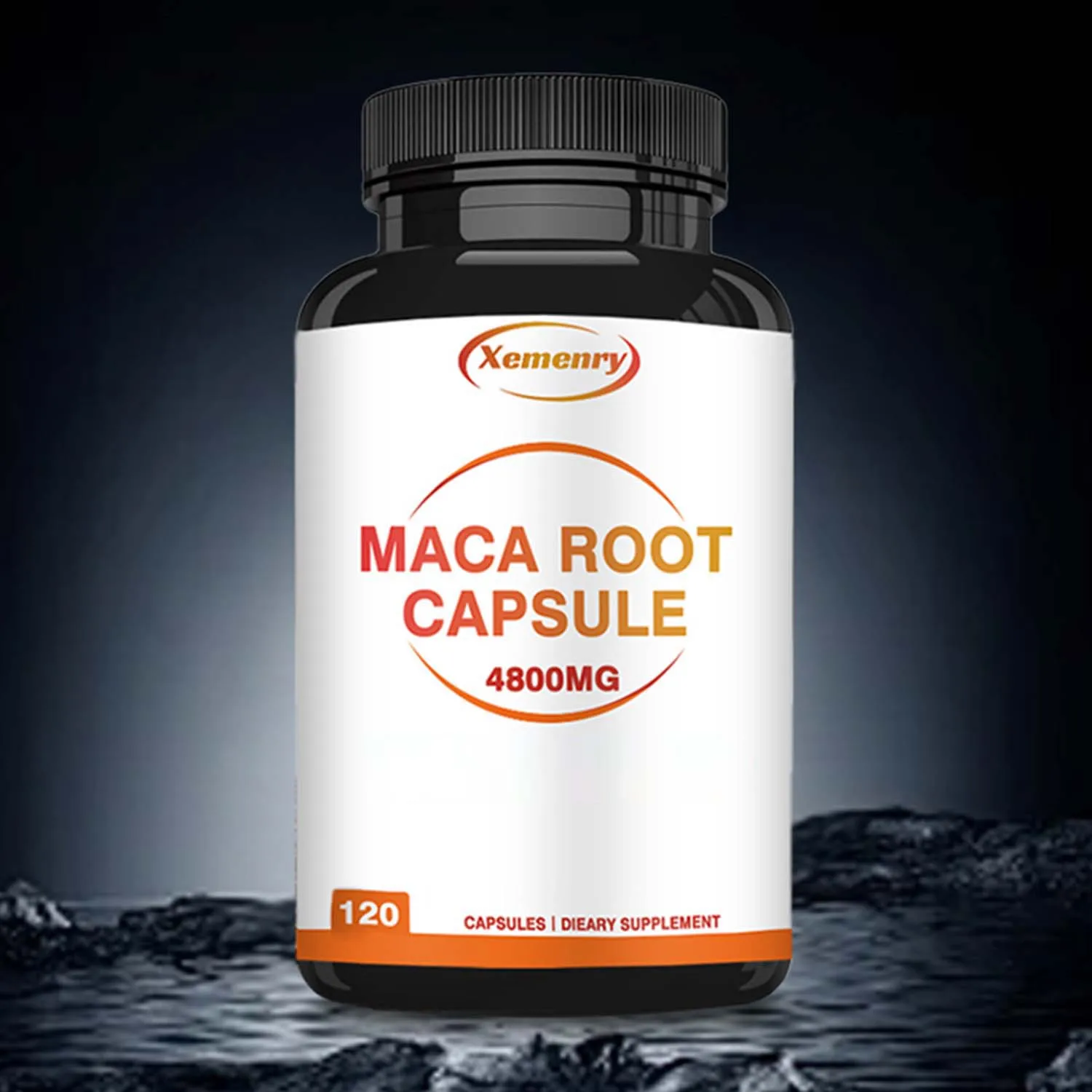 Maca Root 4800 Mg - Improves Strength, Endurance and Mood, Increases Muscle Mass & Performance - 120 Capsules