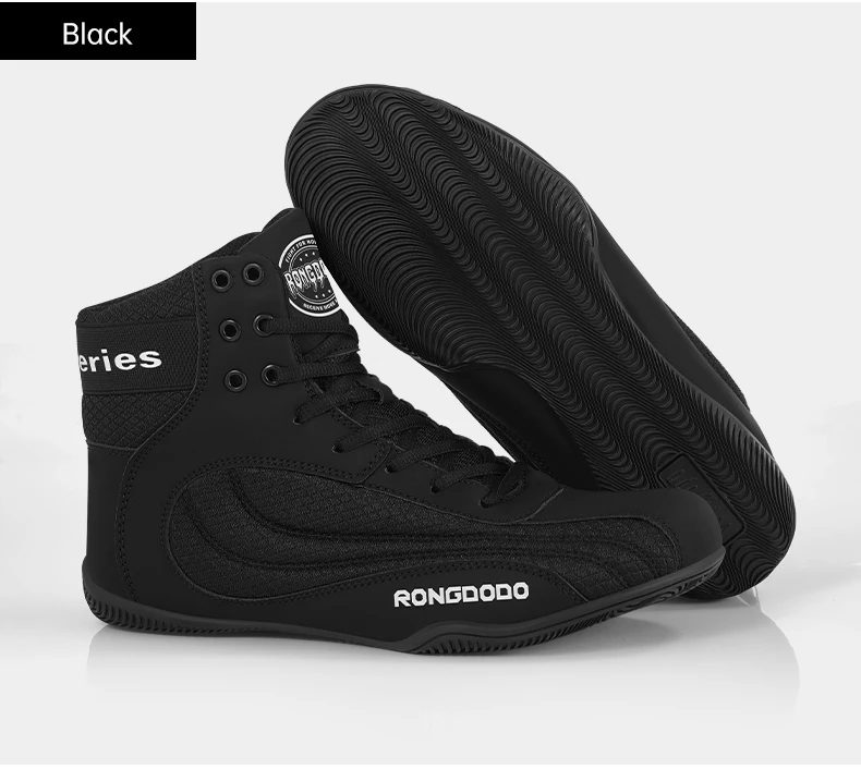 Trainings-Wrestling-Schuhe für Männer und Frauen Atmungsaktive Fitness-Boxschuhe Professioneller Fußschutz Hochwertige Wrestling-Schuhe – Detail 13