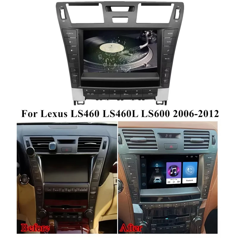 Carplay Android For Lexus LS460 LS600H XF40 4 lV 2006 - 2012 Auto Radio Multimedia Car Player Stereo Video Navigation NO 2din BT