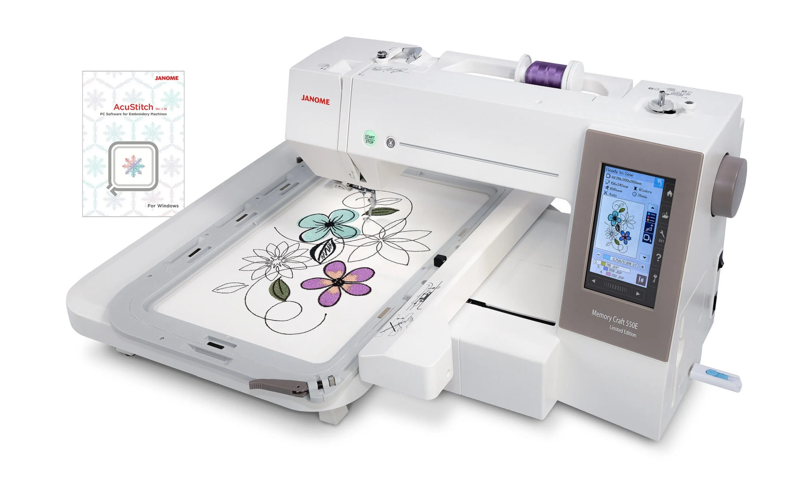 100% OFFICIAL SALES FOR Memory Craft 550E Limited Edition Embroidery-Machines.