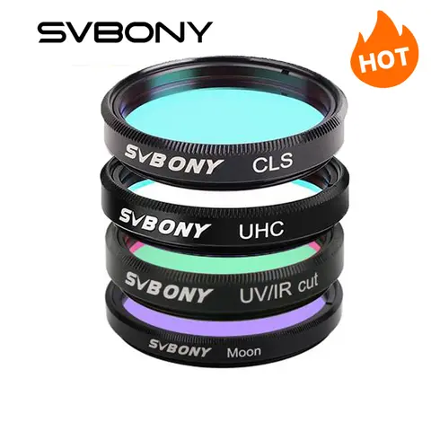 Astronomy Filters Set 1.25" UHC CLS Moon UV IR svbony
