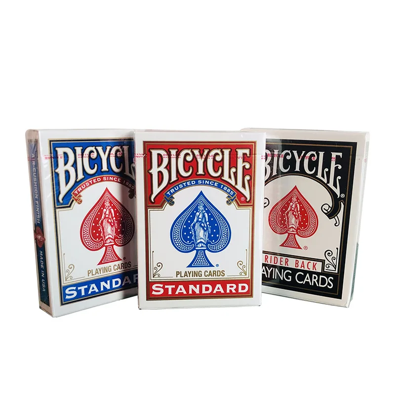 Bicycle Rider Back Playing Cards Poker Game Deck Creative Exquisite Funny Poker Cards Board Game Unique Clear Pattern Poker