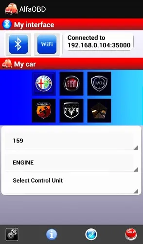 AlfaOBD 2.3.3.0 (for Android) Full Licensed - diagnostic Alfa Fiat Lancia Abarth Dodge RAM Chrysler Jeep Peugeot Citroën