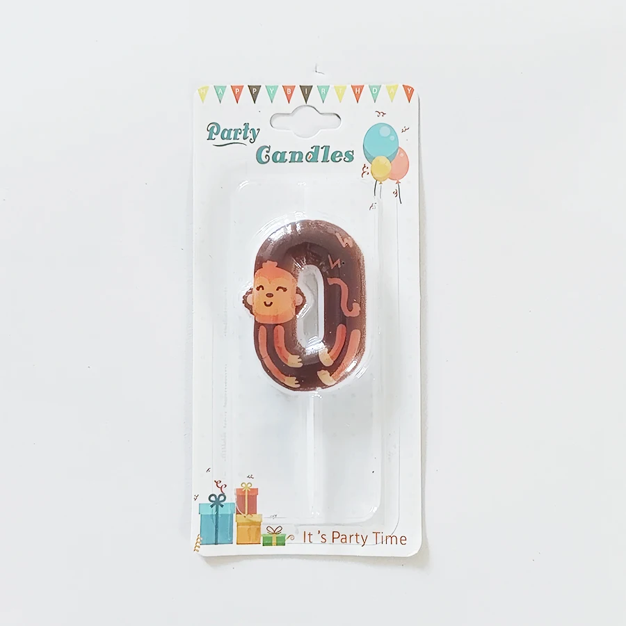Cartoon Tier Alles Gute zum Geburtstag Kuchen Kerze Kinder Niedliche Party Kerze Baby Alles Gute zum ersten Geburtstag Backdekoration – Detail 8