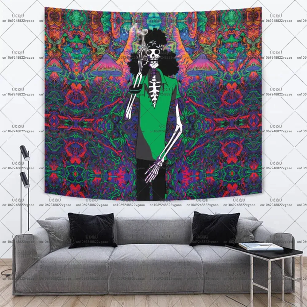 

Trippy Hippie Trip Brook One Piece Tapestry Hanging Wall Decor Banner Backdrop Party Dorm Gift Cloth Living Room Decoration Home
