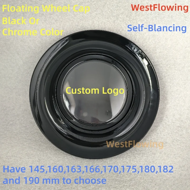 For GMC Dodge Buick Mesarati Vossen Brabus Cadillac Chevrolet Lincoln Jaguar Lexus Tesla Rims Self-Balancing Floating Wheel Caps