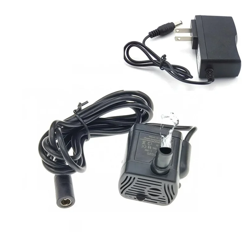 AliExpress NONE DC 12V micro water pump cycle brushless motor diving pump 3W 200L/H for hydroponic vegetable planting craft fountain 5.5x2.1mm