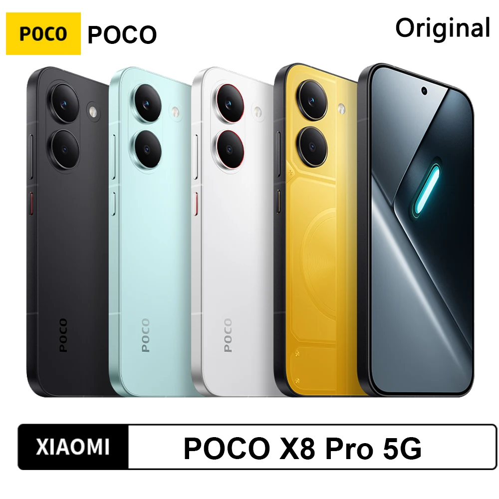 POCO X8 Pro Versión Global, Batería Súper de 6500 mAh, Pantalla AMOLED de 6.59 …