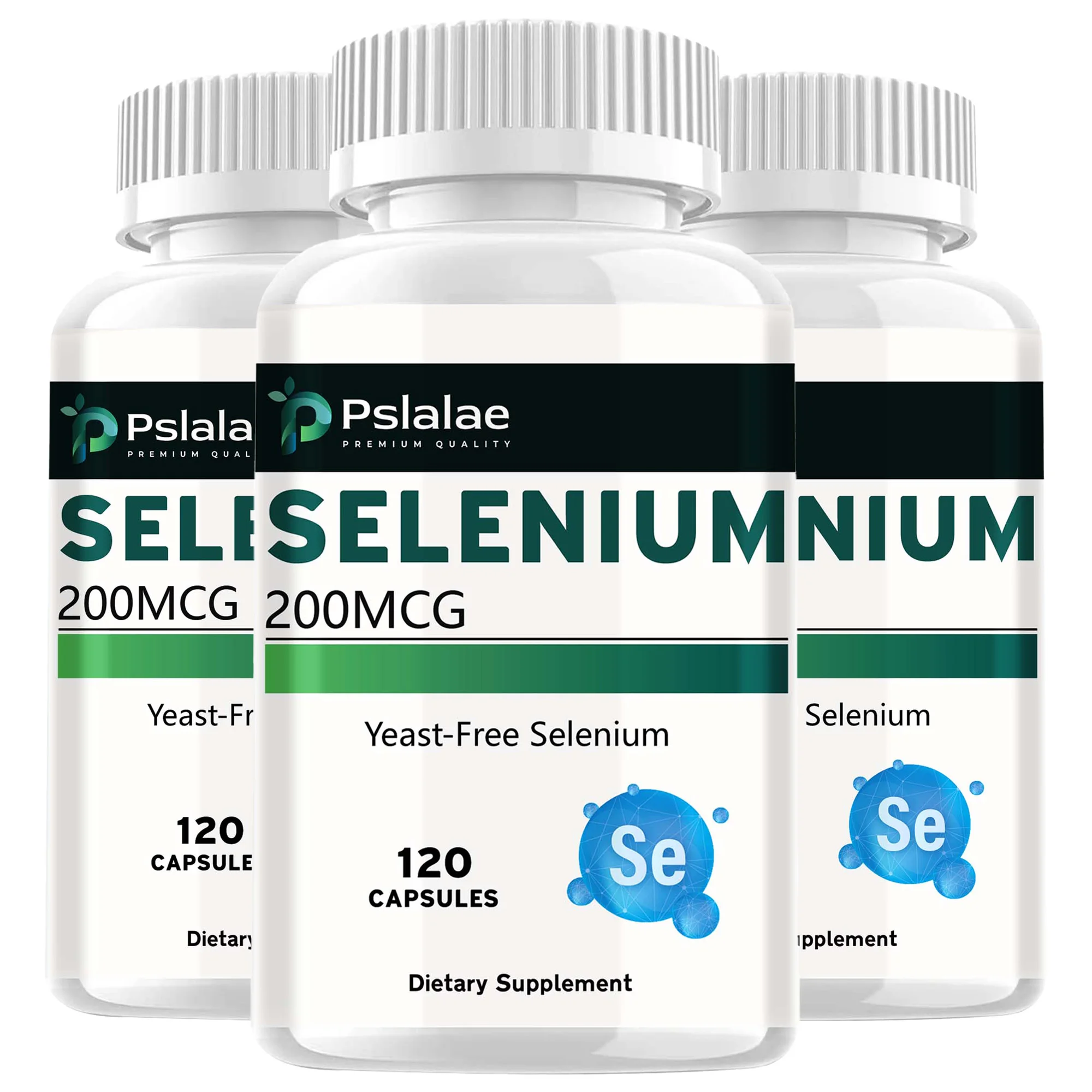 

Selenium Supplement - Antioxidant Support, Strengthens The Immune System, Boosts Energy Levels Thyroid Support - 120 Capsules