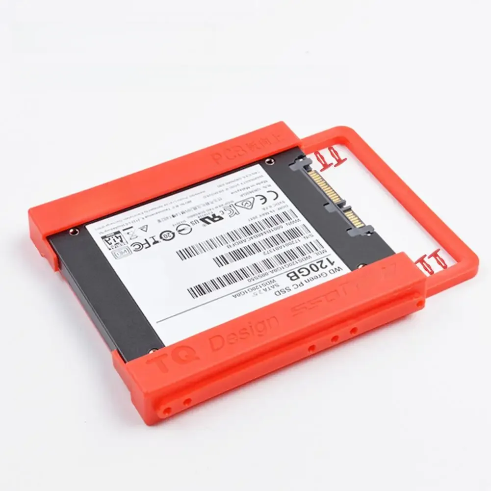 Support de disque dur SSD de 2.5 pouces - 3.5 pouces, support adaptateur SSD professionnel Anti-fissuration pour ordinateur de bureau