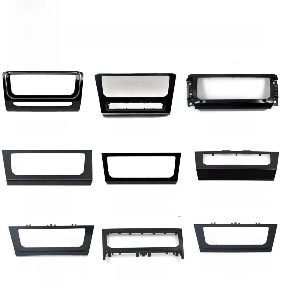 Dla VW MQB Passat Tiguan Golf Atlas T-roc Jetta Skoda Kodiaq Superb LCD ekran dotykowy panel klimatyzacji ramka dekoracyjna — zdjęcie 2