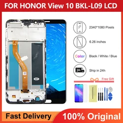 5.99'' Original For Honor V10 Display With Frame LCD Touch Screen Glass Panel For Honor View 10 BKL-L09 BKL-AL20 Display