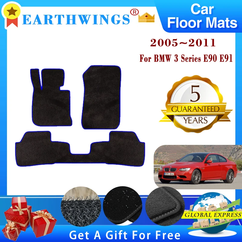 

Fit For BMW 3 Series E90 E91 2005 2006 2007 2008 2009 2010 2011 Car Floor Mats Carpets Part Premium Custom Foot Pad Accessorises
