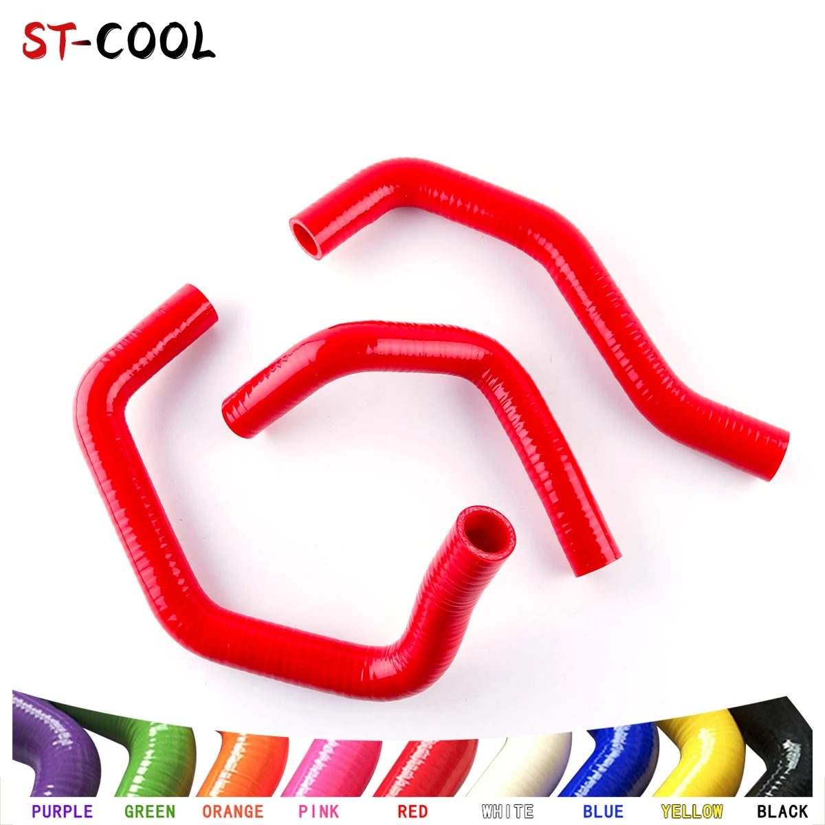 For Kawasaki ZX6R Ninja ZX-6R ZX 636C 2004 2003 04 03 Radiator Cooling Hoses Silicone Tubes Kit Piping 3Pcs 11 Colors