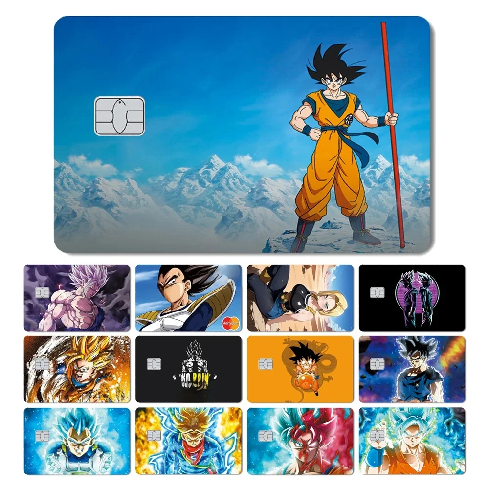 Magic Shark Fashion Anime Dragons Balls 3M PVC Matte Ultra Thin Skin Sticker Cover Film for Debit Credit Card