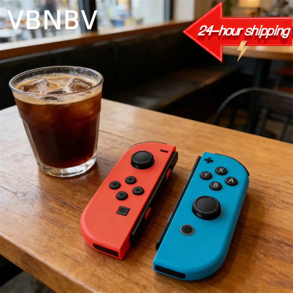 

Новый контроллер VBNBV Joy Pad с RGB LED подсветкой для Nintendo Switch/Lite/Oled JoyCon, джойстик Hall с 6-осевым гироскопом и функцией Turbo