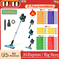 Yisora N3 Cordless Vacuum Cleaner 17Kpa Powerful Suction, 0.7L Dust Cup, 40Min Runtime, 2200Mah Capacity, 70Db Noise Level