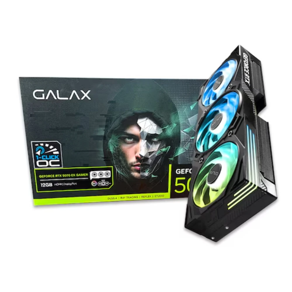 Galaxa-galax geforce rtx5070 ex gamer black oc d7 12gb
