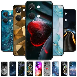 For One Plus Nord3 5G Case Painted Silicone Soft Protective Covers for OnePlus Nord 3 5G Phone Cases 1+ Nord3 TPU Fundas Marble