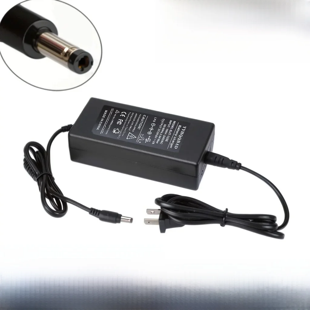 AliExpress NQYW 54.6V 2A  charger for 48V li-ion Battery charger DC Socket/connector for 48V 13S Lithium Ebike battery