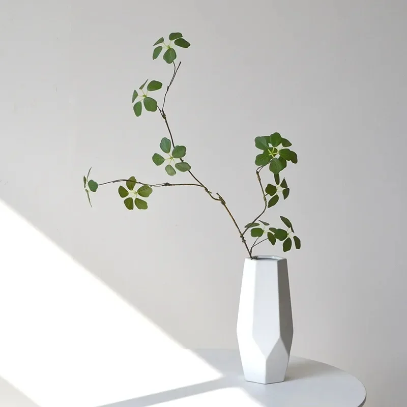 Plante artificielle de feuille de Lotus Guanyin, 45CM, ornement de bureau Zen, décoration de la maison, Arrangement floral, accessoires de photographie