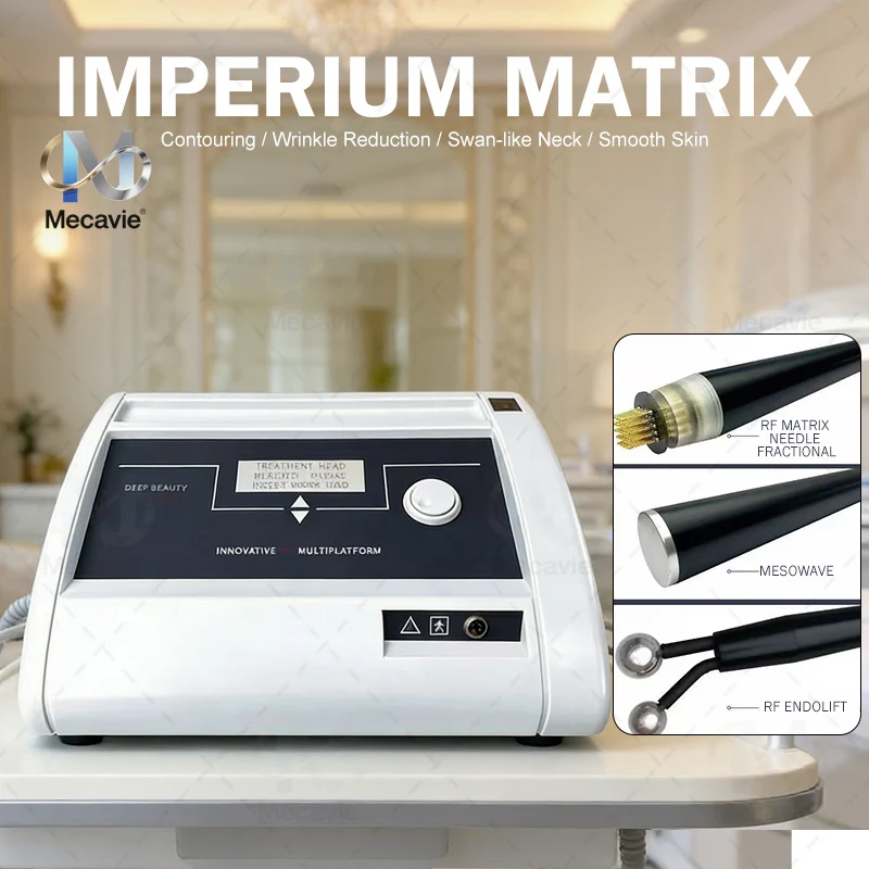 Brand‑new Mecavie Imperium Matrix RF Aesthetic Apparatus Ground‑breaking Multi‑platform Unit For Body Sculpting Wrinkle Mitigation Swan‑neck Shaping Skin Smoothing Anti‑Aging Facial And Bodily Lifting Gear Salon‑Tier Skin‑care Equipment For Professional view 5
