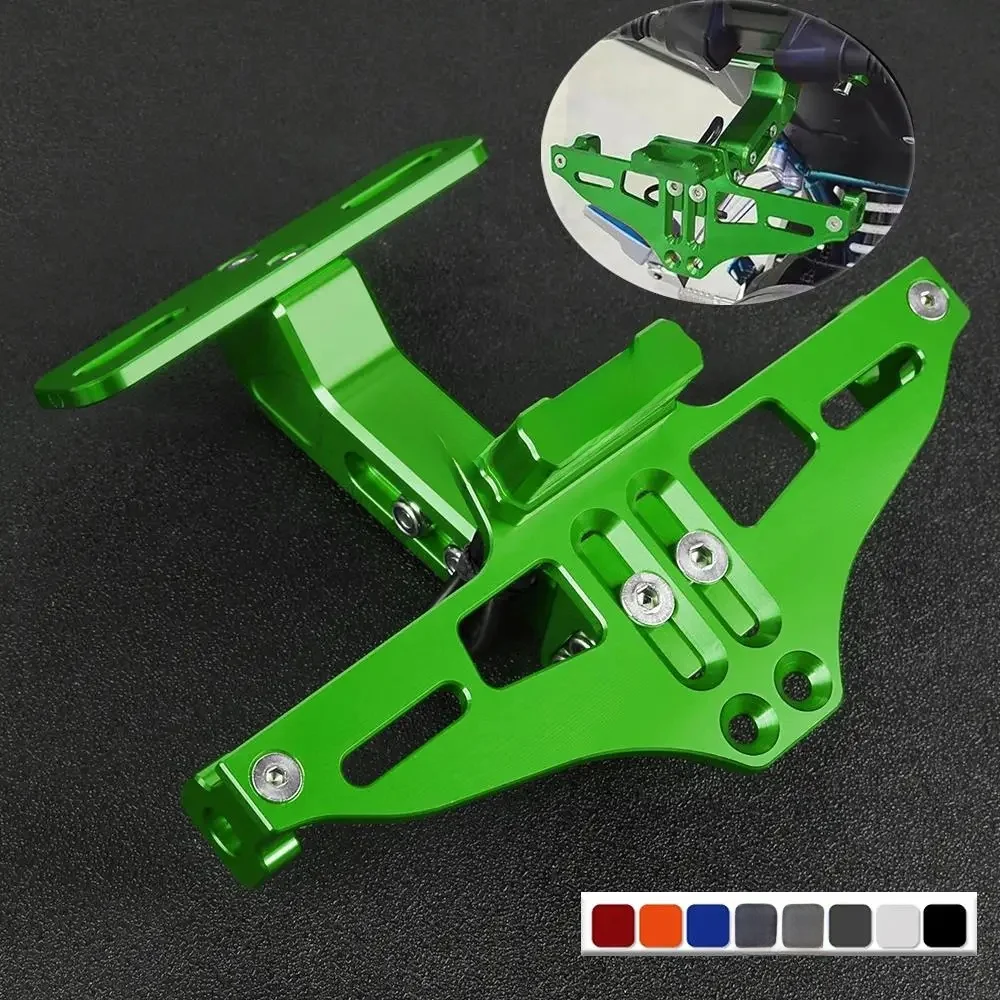 Voor Kawasaki Er6n ER-6N 2006 2007 2008 2009- 2013 2014 2015 2016 2017 Motorfiets Hoek Kentekenplaat Frame Houder Beugel - afbeelding 2