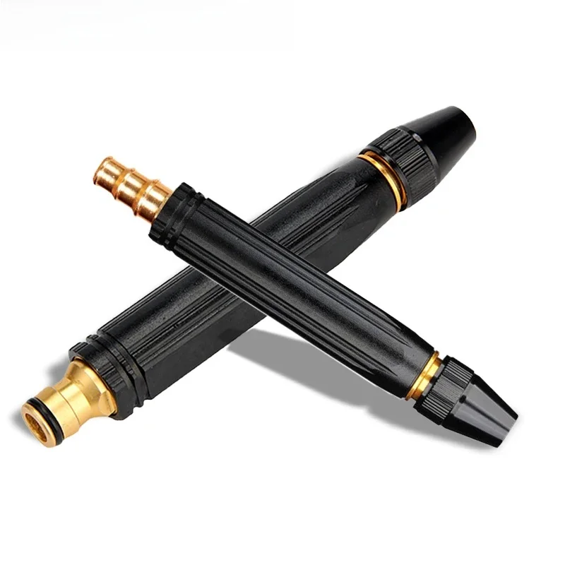 SEAMETAL pistolet à eau de lavage de voiture réglable haute pression en métal lavage de voiture buse droite laveuse pulvérisateur pour outil de lavage de voiture