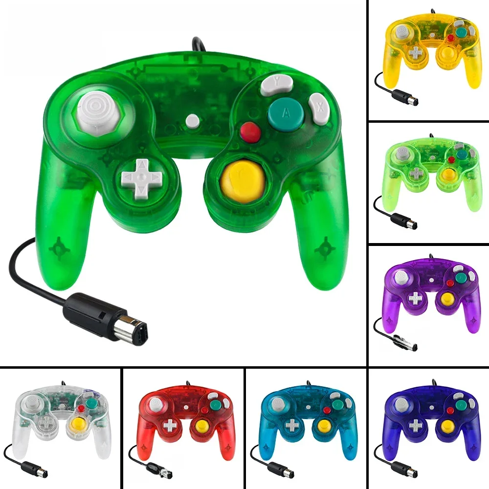 Manette de jeu filaire pour Cube délibérément NGC, manette de jeu classique, manette de jeu rétro, accessoires de console, 8 couleurs