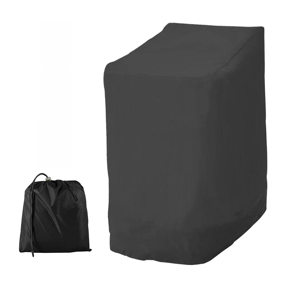 willstar Housse de chaise de Patio empilable, imperméable, pour meubles de jardin d'extérieur, universelle, remplacement bon marché 3