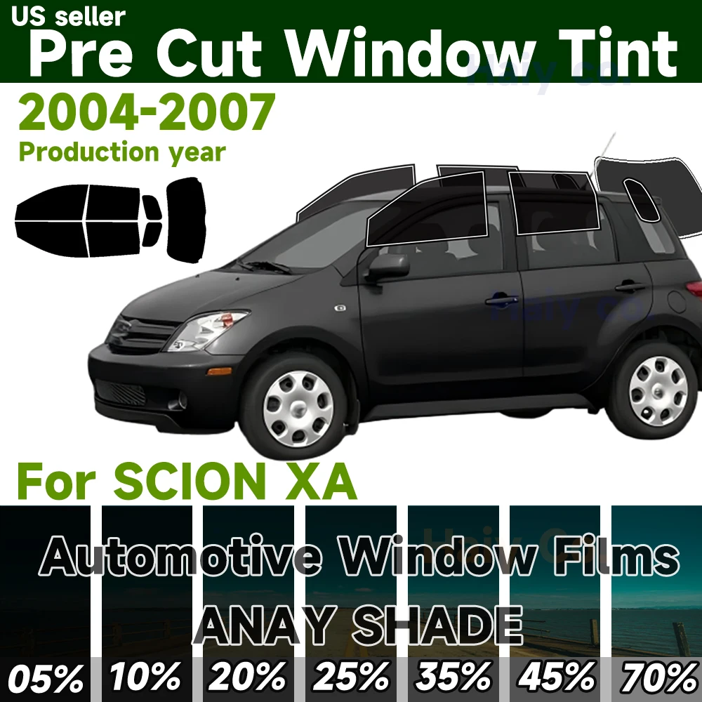 

Предварительно нарезанная тонировочная пленка для SCION XA 2004-2007: защита от солнца и УФ-излучения, блокировка тепла, для боковых и передних/задних стекол