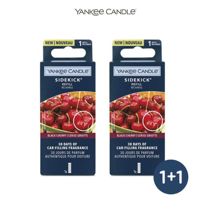 [Genuine] (1 + 1) Yankee Candle side kick Refillers for car