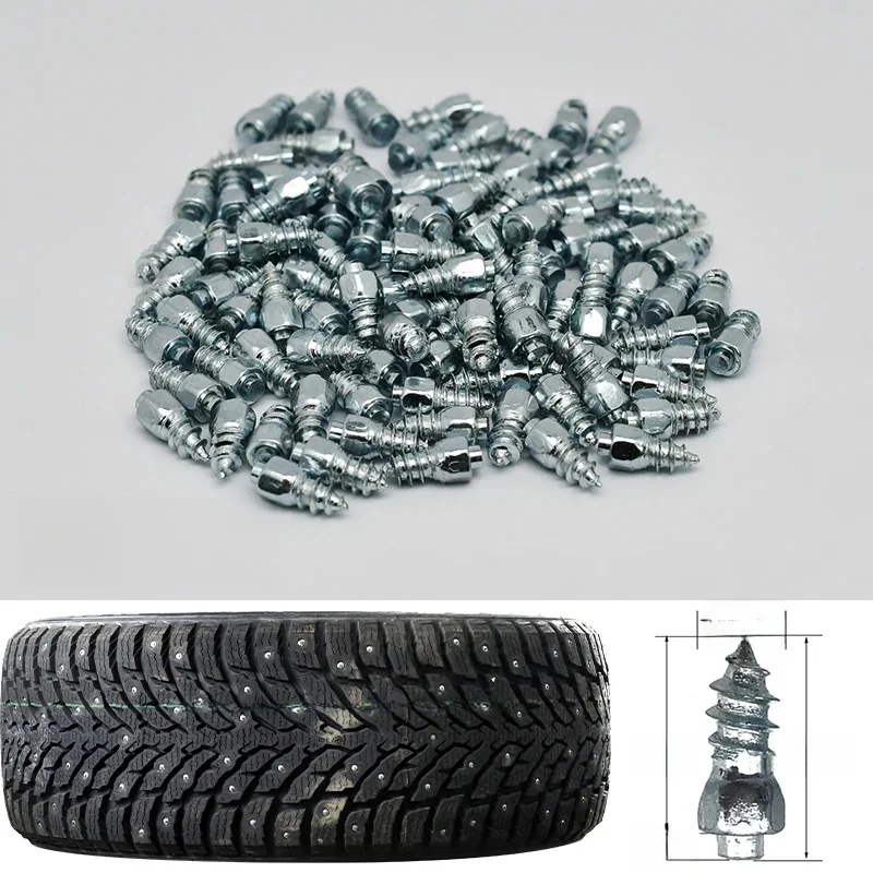 AliExpress JX4*4-H9/100pcs Tire Stud/Spikes for Tires/Screw-in Studs/Ice Stud/Snow Chains for Winter Tire of Bicycle/Bike/shoes/Boots
