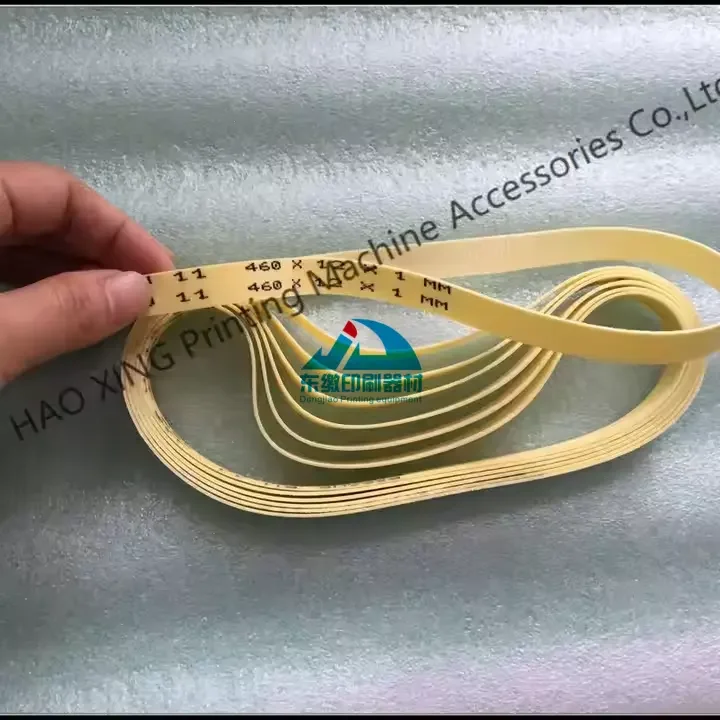 Offre spéciale courroie d'entraînement 460x12x1mm Cycles courroie de moteur de pulvérisation de poudre pour Heidelberg GTO46 GTO52 pièces de machines d'impression 00.780.0475