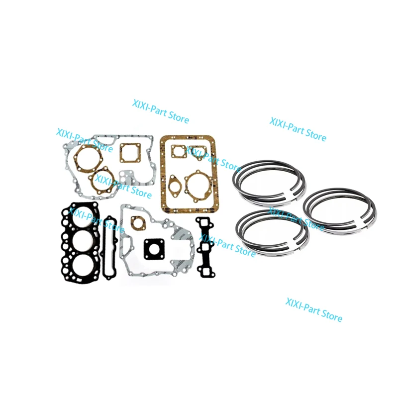 

For MITSUBISHI L3E Piston Ring 76*2HK+2+3 + Full Gasket Set Kit Engine Cylinder Head Gasket Overhaul Rebuild Kit