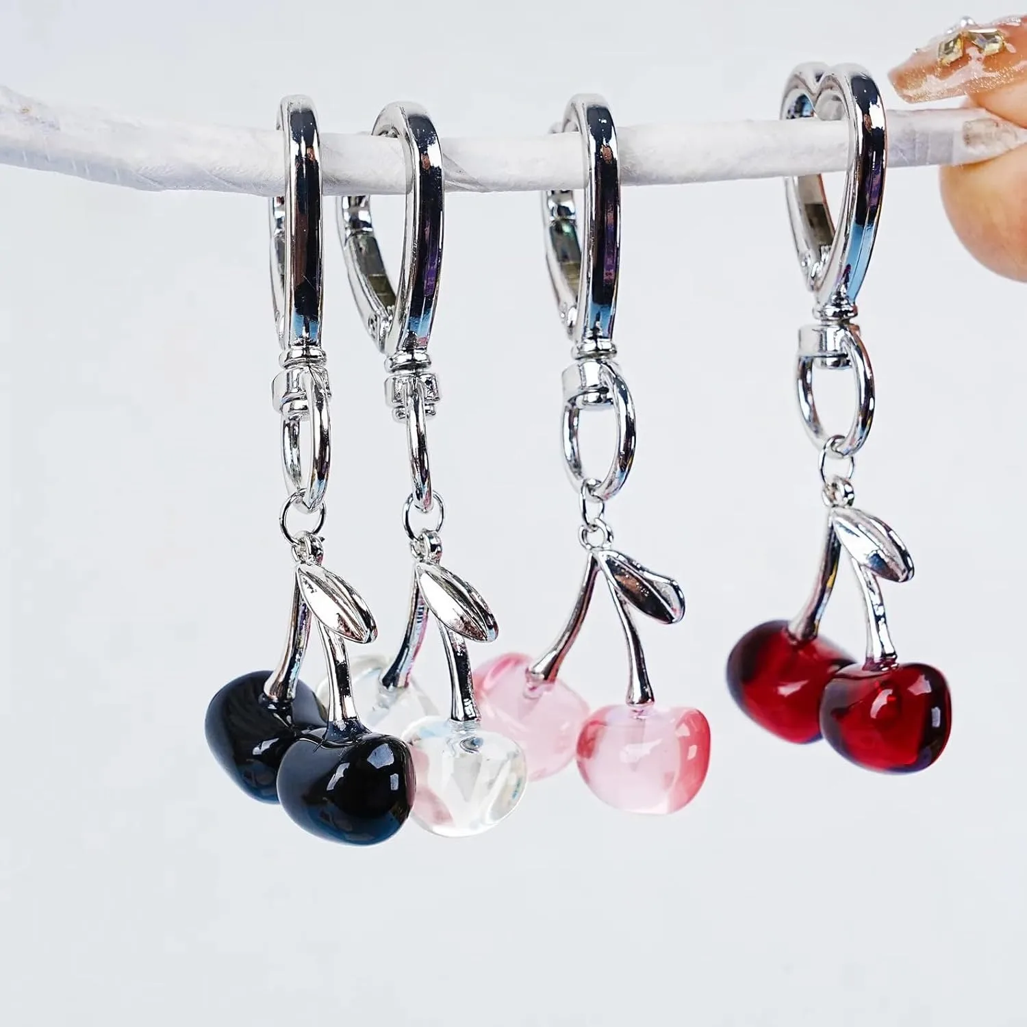 Cute Cherry Keychai… - image