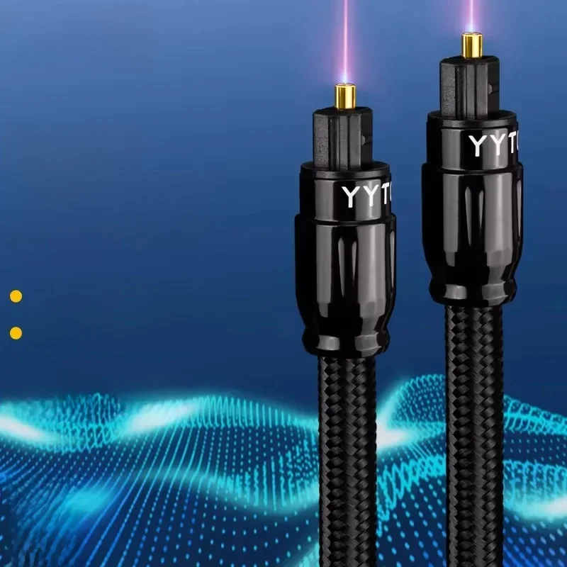 YYTCG Toslink SPDIF Optyczny Kabel Audio Cyfrowy 5.1 Surround HIFI Kabel Światłowodowy do TV Boxa, PS4, PS5, Xbox, Odtwarzacza Blu-ray, Wzmacniacza — zdjęcie produktu 7