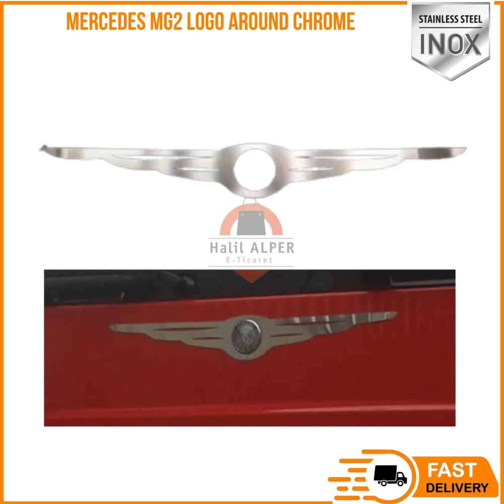 FOR MERCEDES-BENZ MG2 LOGO AROUND CHROME SUITABLE TRUCK PARTS HIGH QUALITY SATISFACTION FAST SHIPPING